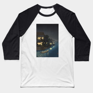 Yanagibashi Bridge by Tsuchiya Koitsu Baseball T-Shirt